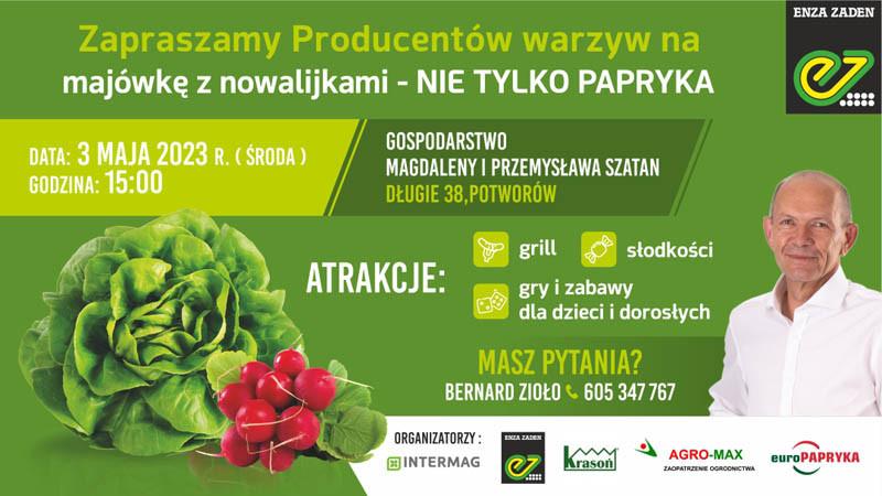 Majówka z nowalijkami - nie tylko papryka!