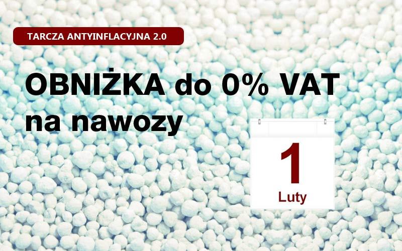 Premier zapowiedział zerowy VAT na nawozy